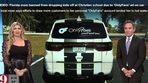 OnlyFans Mom Promotes Her Content In Kids Christian School。